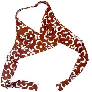 Altar’d State Rust Flower Power Halter Top